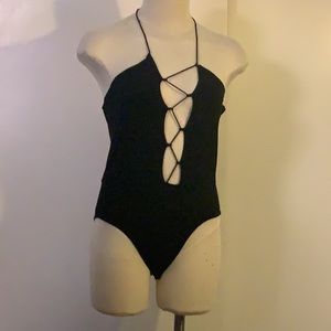A black bodysuit